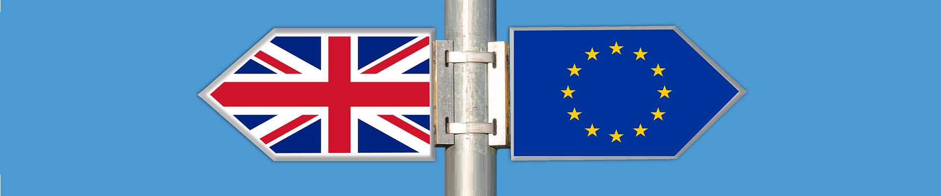 Brexit 1920 twee vlaggen