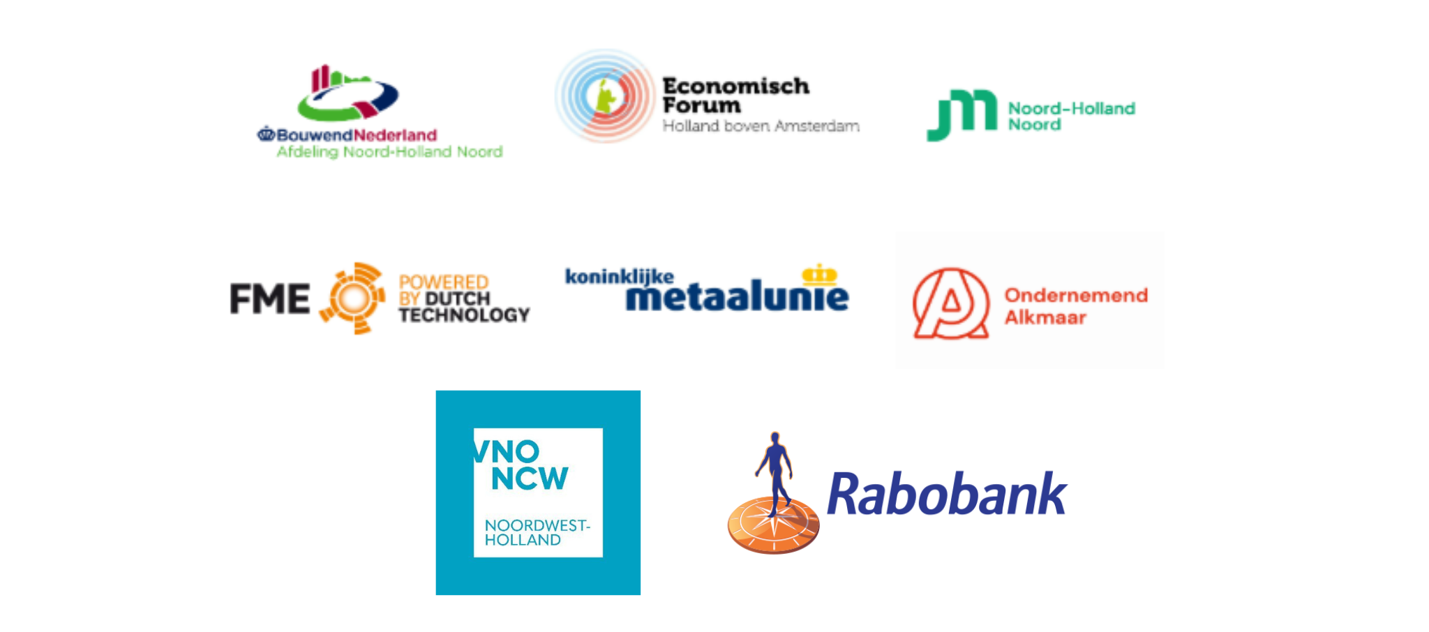 Logo's bijeenkomst weerbaarheid Noord-Holland