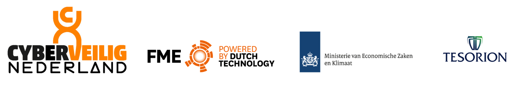 Logo's bijeenkomst cyberveiligheid