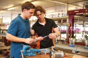 man en jongen techniek