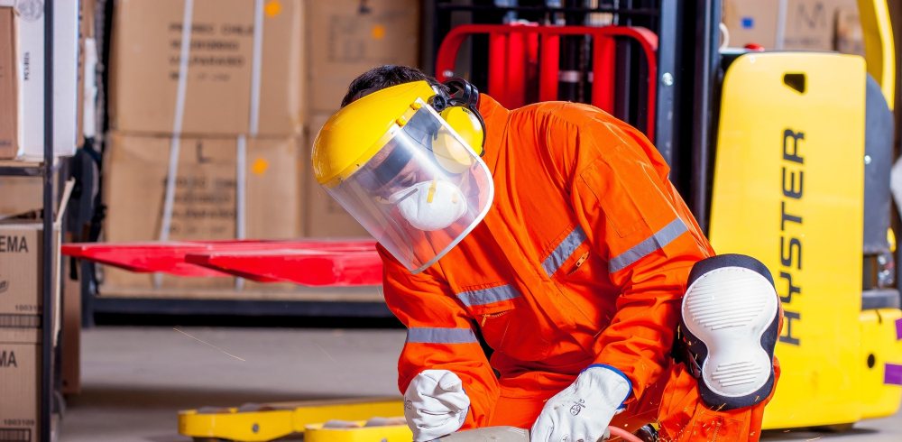 Helm veilig werken