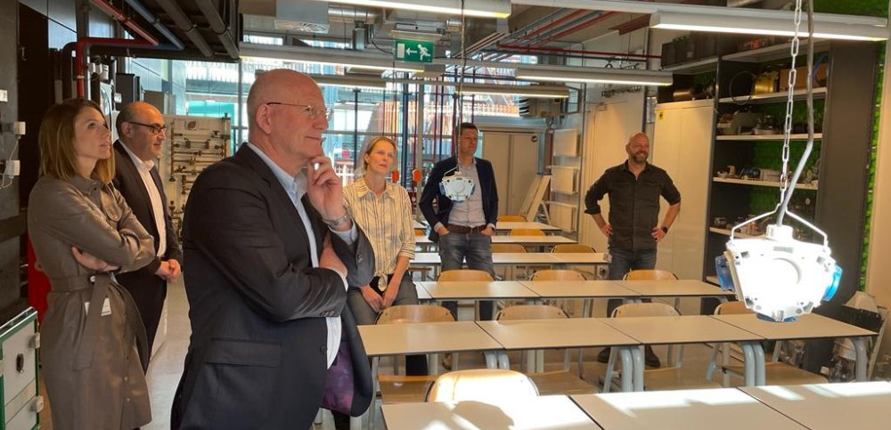 Uitleg in klaslokaal Deltion College