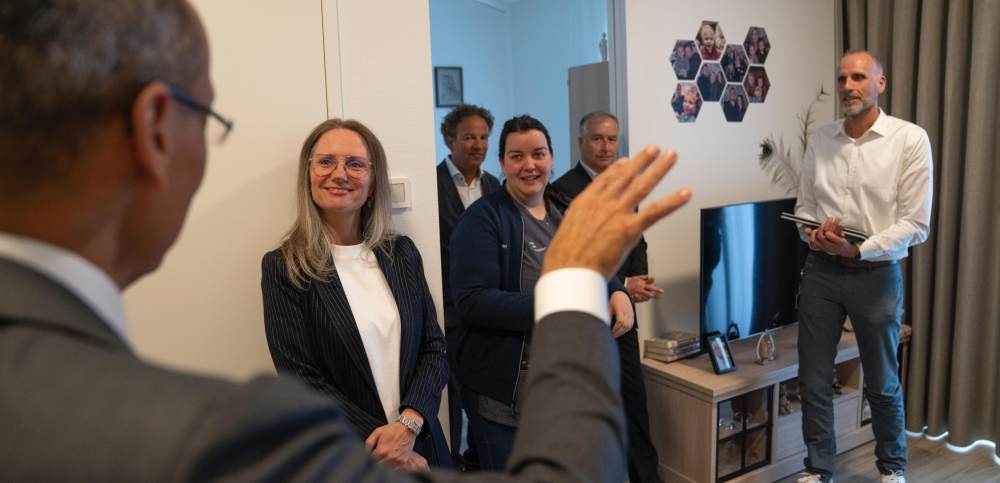 Minister Agema op werkbezoek bij Leonardushof