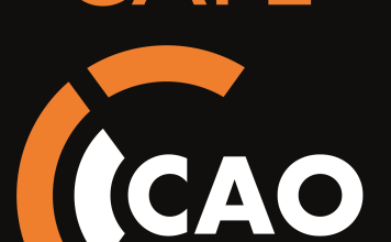 Café Cao logo staande